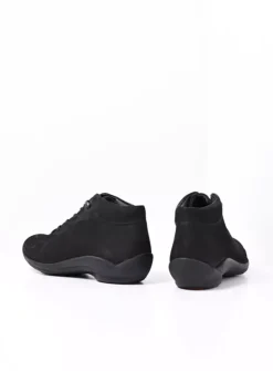 Lage Veterschoenen|Herfst/Winter<Wolky Louise - zwart nubuck zwartnubuck