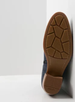 Cowboylaarzen|Enkellaarsjes<Wolky Lubbock - blauw zomer suede blauwzomersuede