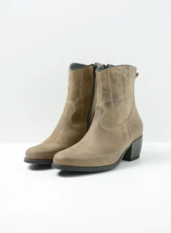 Cowboylaarzen|Enkellaarsjes<Wolky Lubbock - taupe suede taupesuede