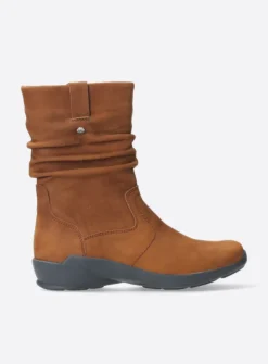 Halfhoge Laarzen|Herfst/Winter<Wolky Luna - cognac nubuck cognacnubuck