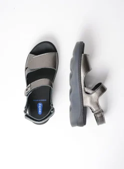 Sandalen<Wolky Medusa - antraciet leer antracietleer