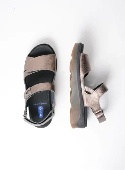 Sandalen<Wolky Medusa - brons leer bronsleer