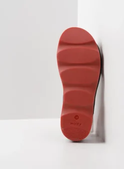 Sandalen<Wolky Medusa - rood leer roodleer