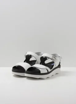 Sandalen<Wolky Medusa - wit leer witleer