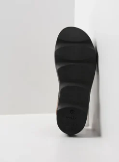 Sandalen<Wolky Medusa - zwart leer zwartleer