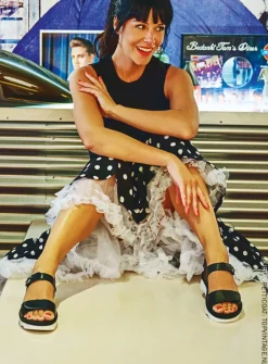 Sandalen<Wolky Medusa - zwart/wit leer zwart/witleer