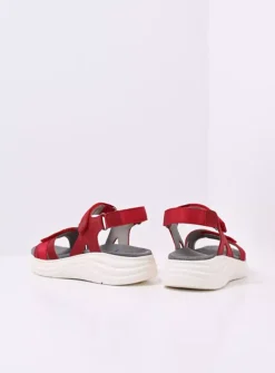 Sandalen<Wolky Miku - rood nubuck roodnubuck