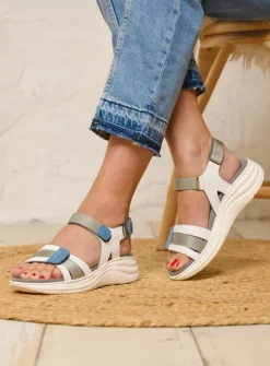 Sandalen<Wolky Miku - wit/multi nubuck wit/multinubuck