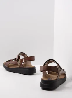 Sandalen<Wolky Mile - cognac leer cognacleer
