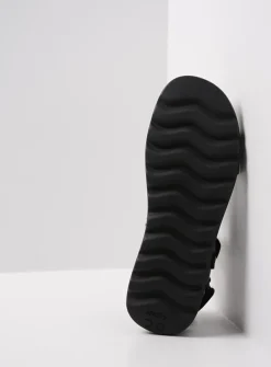 Sandalen<Wolky Mile - zwart leer zwartleer