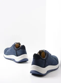 Lage Veterschoenen|Wandelschoenen<Wolky Milton - jeans nubuck jeansnubuck