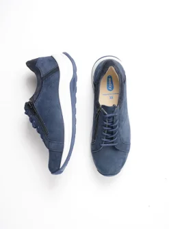 Lage Veterschoenen|Wandelschoenen<Wolky Milton - jeans nubuck jeansnubuck