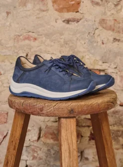 Lage Veterschoenen|Wandelschoenen<Wolky Milton - jeans nubuck jeansnubuck