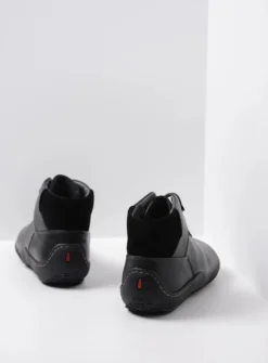 Hoge Veterschoenen|Herfst/Winter<Wolky Mokola - zwart leer zwartleer