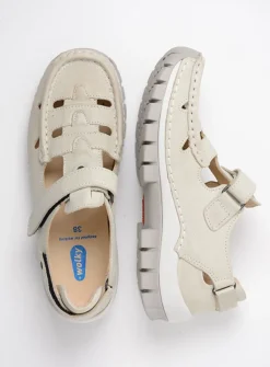 Bandschoenen<Wolky Move - offwhite leer offwhiteleer
