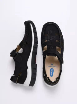 Bandschoenen<Wolky Move - zwart nubuck zwartnubuck