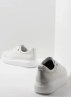 Lage Veterschoenen|Sneakers<Wolky Move it - wit leer witleer