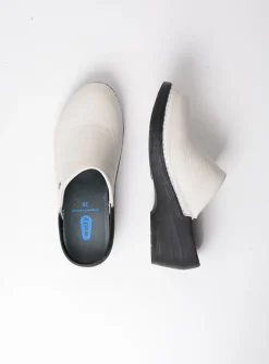 Klompen|Herfst/Winter<Wolky Multi Clog - creme wit leer cremewitleer