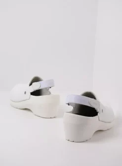 Klompen<Wolky Multi Strap Clog - wit leer witleer