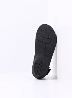 Klompen<Wolky Multi Strap Clog - zwart leer zwartleer