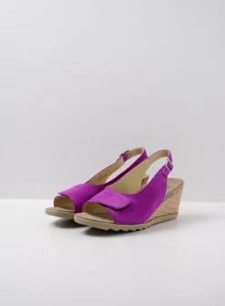 Sandalen<Wolky Murcia - fuchsia suede fuchsiasuede