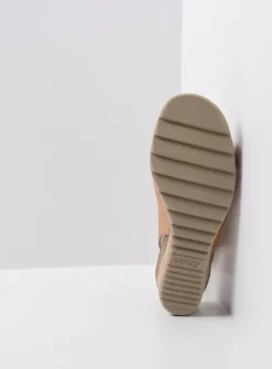 Sandalen<Wolky Murcia - naturel leer naturelleer