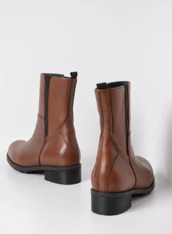 Halfhoge Laarzen|Herfst/Winter<Wolky Neola HV - 20430 cognac leer 20430cognacleer