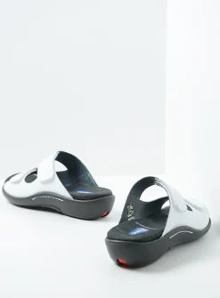 Slippers<Wolky Nepeta - wit leer witleer