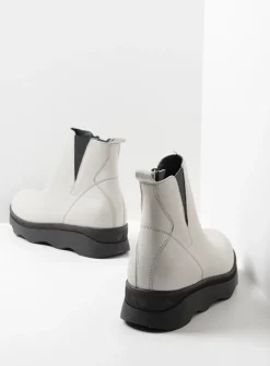 Herfst/Winter|Enkellaarsjes<Wolky Nigata - winterwit leer winterwitleer