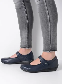 Herfst/Winter|Bandschoenen<Wolky Noble F2F - blauw biocare blauwbiocare