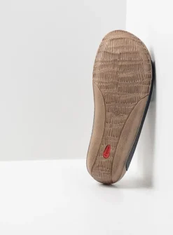 Slippers<Wolky Nomad - blauw leer blauwleer