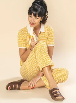 Slippers<Wolky Nomad - cognac geolied leer cognacgeoliedleer