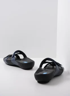 Slippers<Wolky O'Connor - jeans leer jeansleer