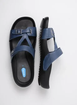 Slippers<Wolky O'Connor - jeans leer jeansleer