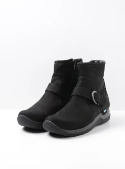 Wandelschoenen|Herfst/Winter<Wolky Okay - zwart nubuck zwartnubuck
