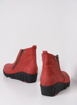 Herfst/Winter|Enkellaarsjes<Wolky Phoenix HV - donkerrood nubuck donkerroodnubuck