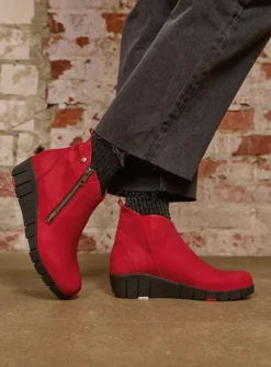 Herfst/Winter|Enkellaarsjes<Wolky Phoenix HV - donkerrood nubuck donkerroodnubuck