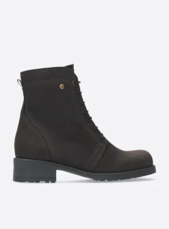 Veterlaarzen|Halfhoge Laarzen<Wolky Quinta F2F - bruin nubuck bruinnubuck