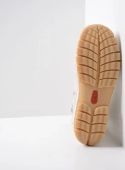 Hoge Veterschoenen|Veterlaarzen<Wolky Reach - creme wit leer cremewitleer