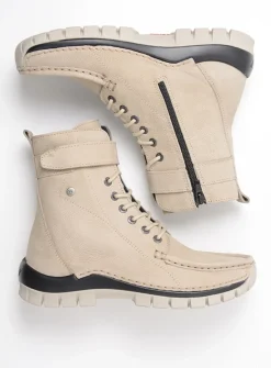 Hoge Veterschoenen|Veterlaarzen<Wolky Reach - safari nubuck safarinubuck
