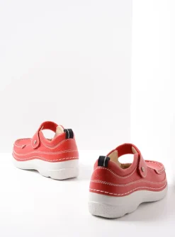 Herfst/Winter|Bandschoenen<Wolky Roll Combi - rood leer roodleer