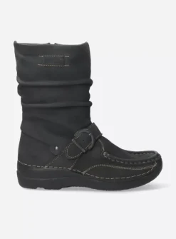 Halfhoge Laarzen|Herfst/Winter<Wolky Roll Jacky - asfalt nubuck asfaltnubuck