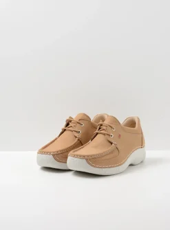 Lage Veterschoenen<Wolky Roll Shoe - beige nubuck beigenubuck