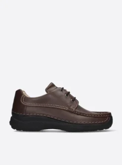 Veterschoenen Heren|Comfortschoenen Heren<Wolky Roll Shoe Men - bruin leer bruinleer