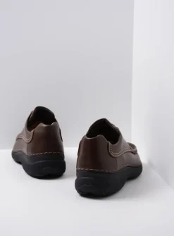 Veterschoenen Heren|Comfortschoenen Heren<Wolky Roll Shoe Men - bruin leer bruinleer