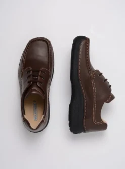 Veterschoenen Heren|Comfortschoenen Heren<Wolky Roll Shoe Men - bruin leer bruinleer