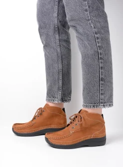 Hoge Veterschoenen|Herfst/Winter<Wolky Roll Shoot - cognac nubuck cognacnubuck
