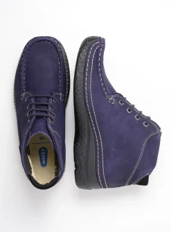 Hoge Veterschoenen|Herfst/Winter<Wolky Roll Shoot - paars nubuck paarsnubuck