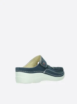 Slippers|Klompen<Wolky Roll Slipper - denim nubuck denimnubuck