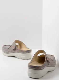 Slippers|Klompen<Wolky Roll Slipper - taupe flower taupeflower